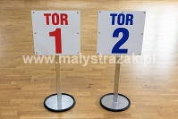 HTPs09. Information signs - race tracks markings