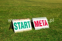  5. Tabliczki informacyjne –  START, META 